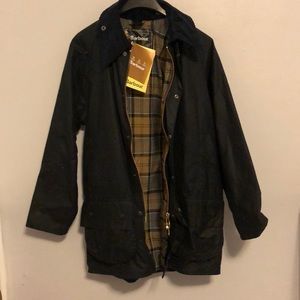 Brand new navy Barbour Beaufort jacket!